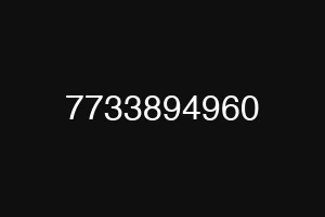7733894960