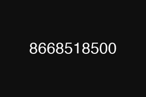 8668518500