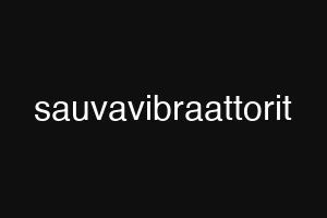 sauvavibraattorit