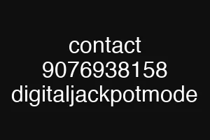 contact 9076938158 digitaljackpotmode